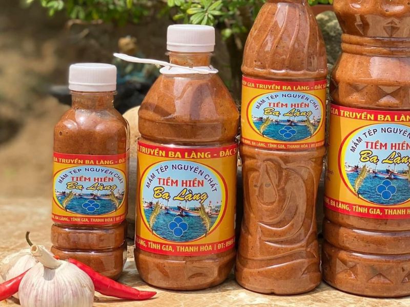 Đặc Sản Thanh Hóa – Top Món Ngon Ẩm Thực & Quà Biếu Ý Nghĩa 7 Mắm tép Ba Làng