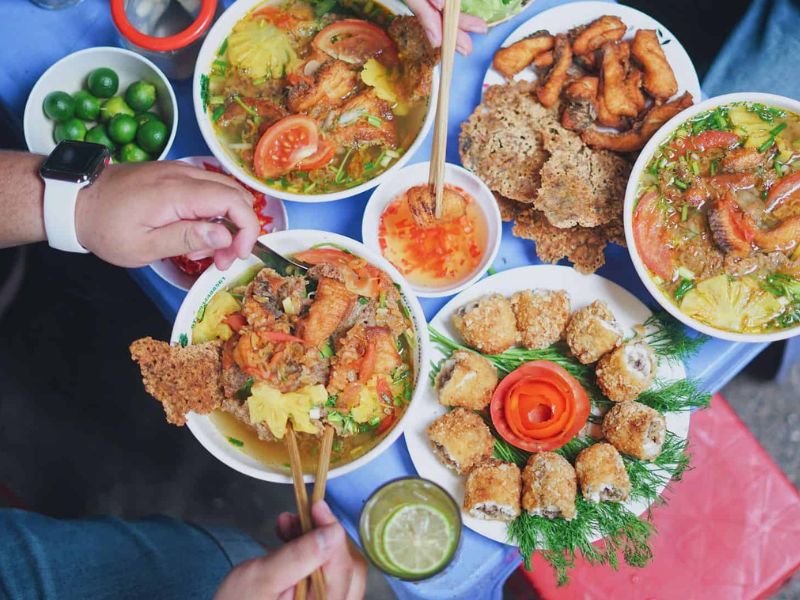 Quán Ăn Ngon Hà Nội – Top Địa Điểm Ẩm Thực Chuẩn Vị 1 Đặc trưng phân bổ các khu vực ẩm thực tại Hà Nội